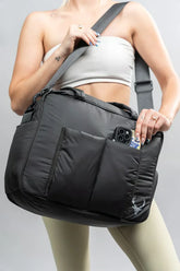Puffer Tote Gym Bag