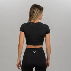 Cropped Fitted Tee