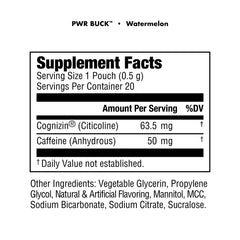 PWR Buck Energy Pouches