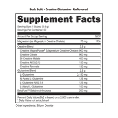 Buck Build - Creatine + Glutamine