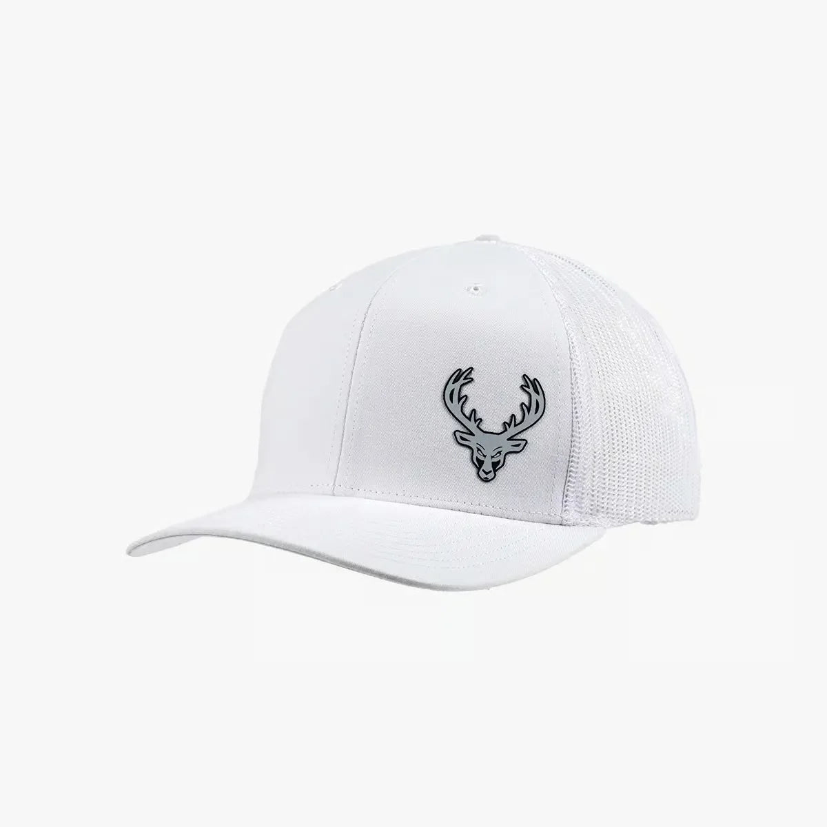 Richardson Trucker Hat – White Body, White Mesh