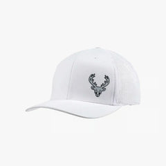 Richardson Trucker Hat – White Body, White Mesh