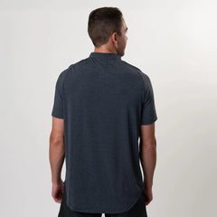 Lined Golf Mock Polo
