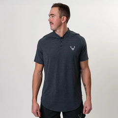Lined Golf Mock Polo
