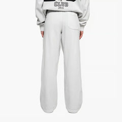 Varsity Wide Leg Sweatpants