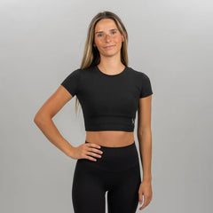 Cropped Fitted Tee